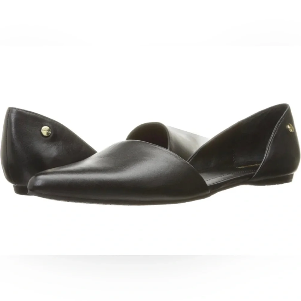 Calvin Klein Women's Hillaria Ballet Flat Black 9